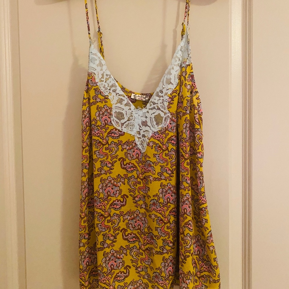 Free People Printed ‘Pretty Thing’ Cami in Size Small - Picture 5 of 8